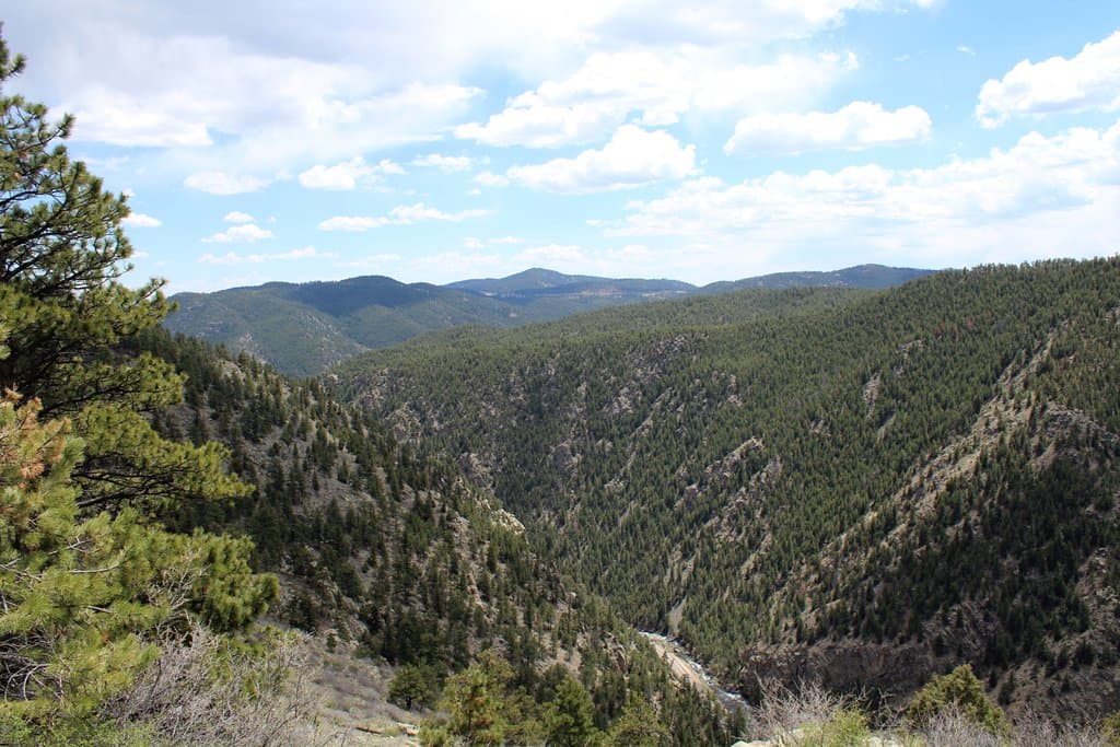View of Clear Creek Canyon