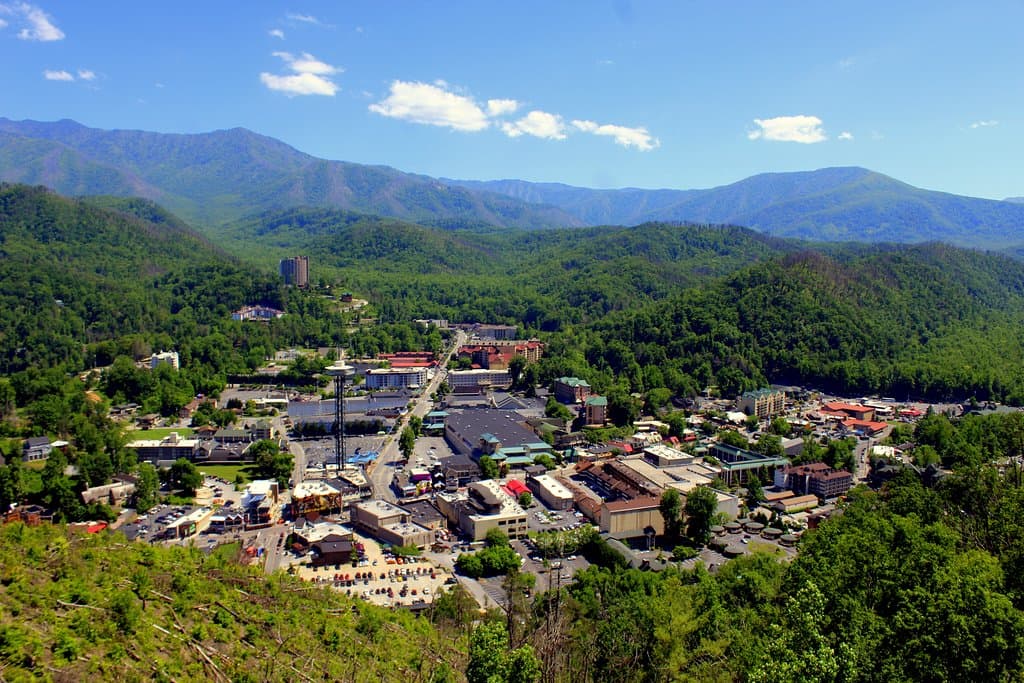 Just one of the views from the top of the mountain.