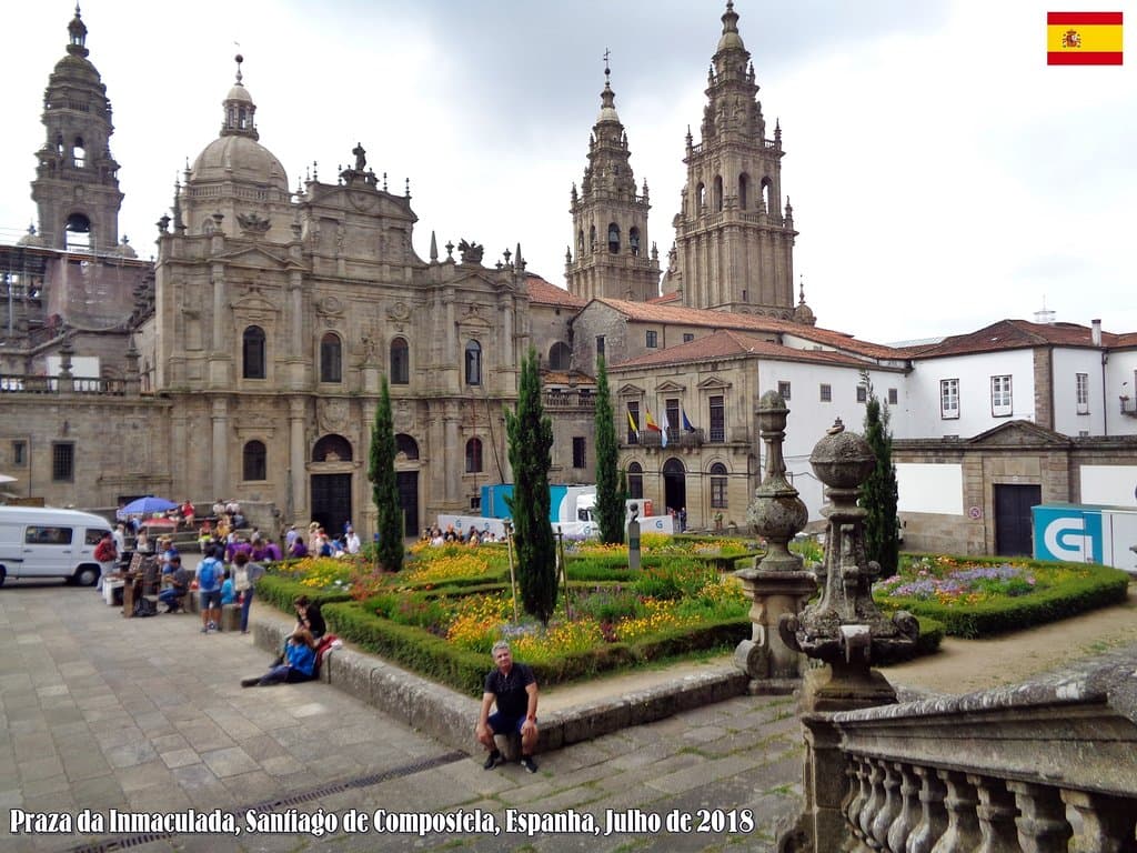 Praza da Inmaculada, Santiago de Compostela, Espanha