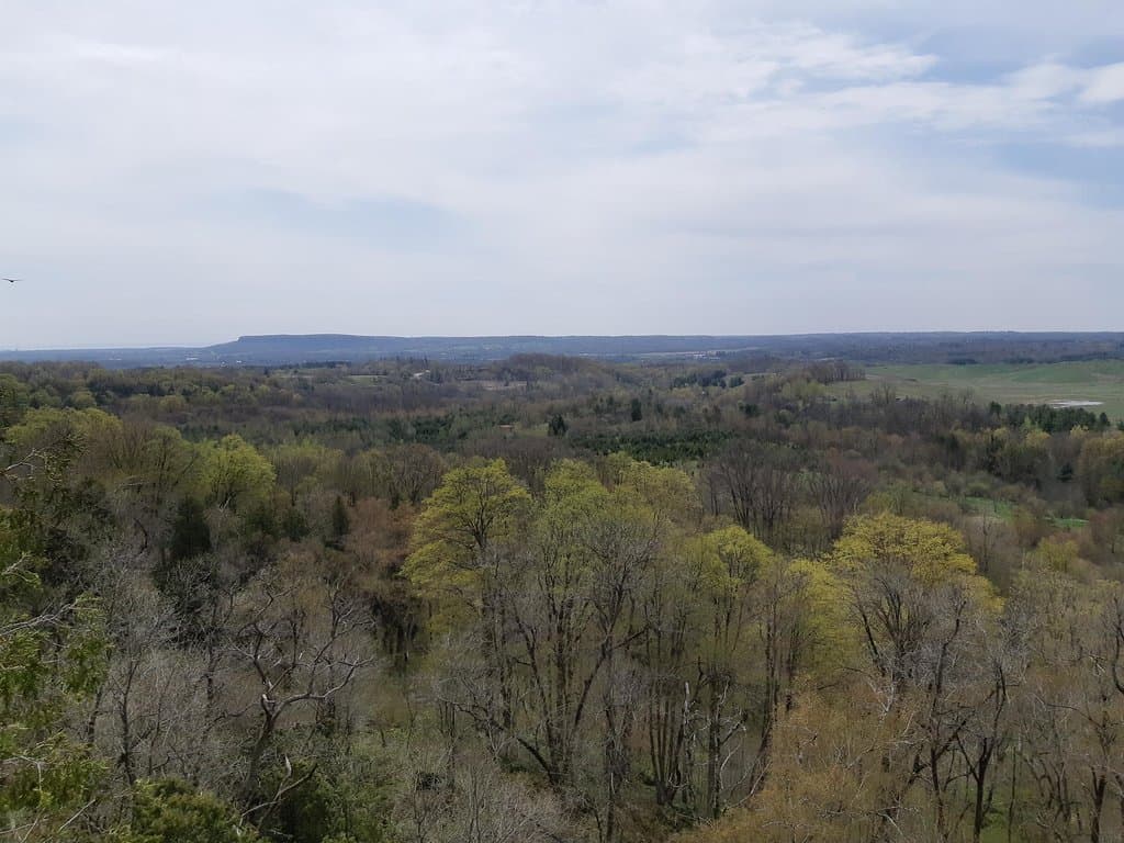 Looking south to Mount Nemo