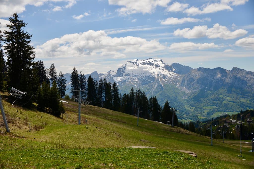 vue depuis les pistes !