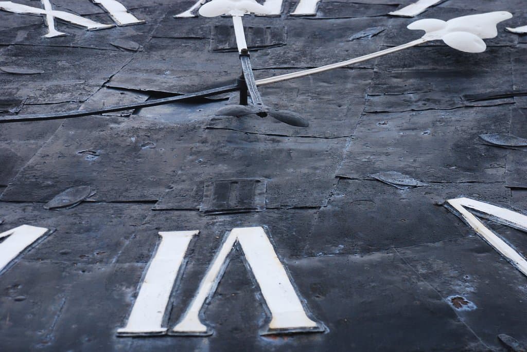The old Petrovaradin clock that typifies time. Specifically because it represents a second clock in Graz, Austria, for the second hour in Europe, where a small cursor shows minutes and a large clock