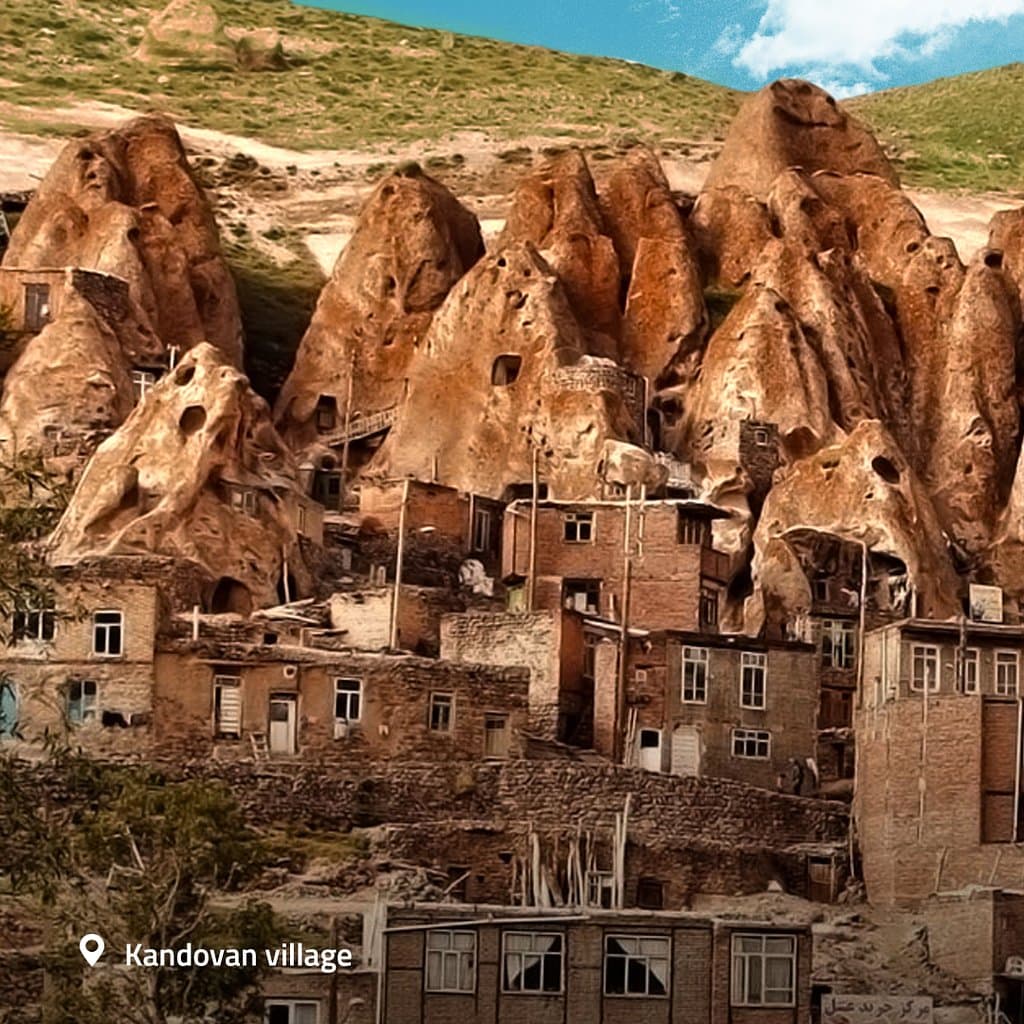 Interested in living like cave men? Then, while visiting Tabriz, to add more excitement to your travel, don’t miss Kandovan village. Being sister to cone-shaped houses in Cappadocia of Turkey, the village is house to a cluster of cone-shaped houses.  Locals have carved these houses out of ancient volcanic eruptions. Beside its otherworldly architecture, locals will win your heart here. Spend some nights in cave homes, enjoy traditional meals and make once-in-a-lifetime memories.