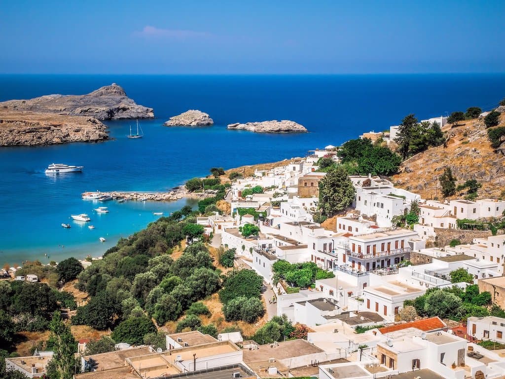 Village of Lindos, Rhodes, Greece