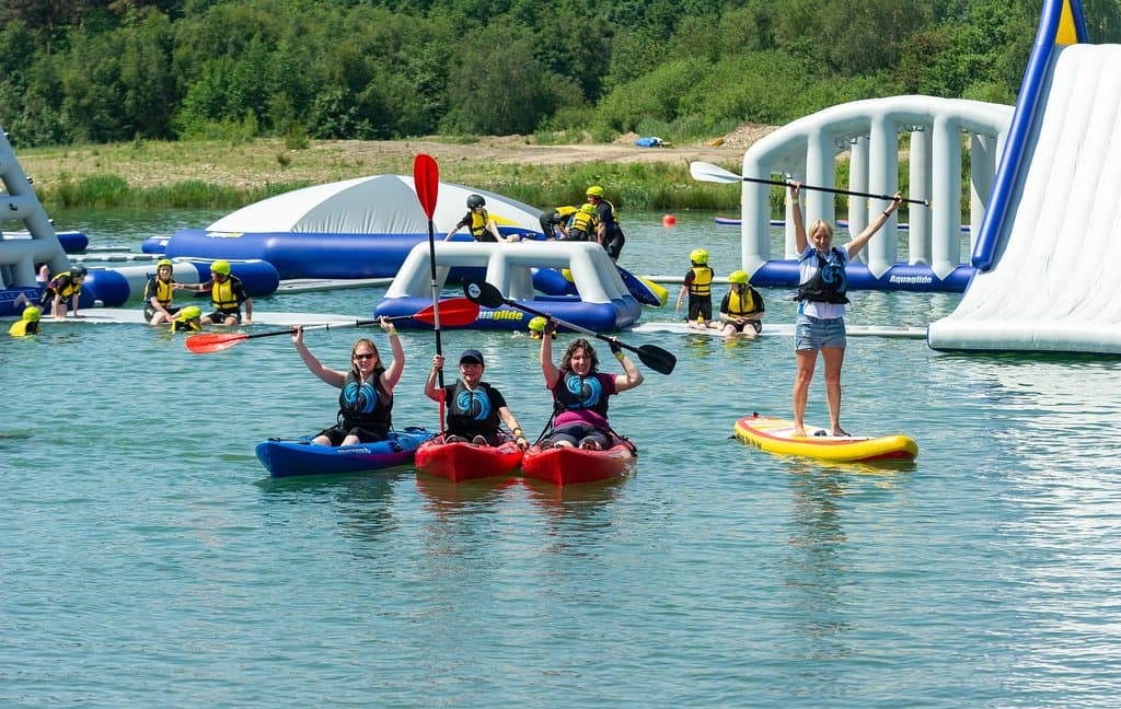 Watersports at North Yorkshire Water Park