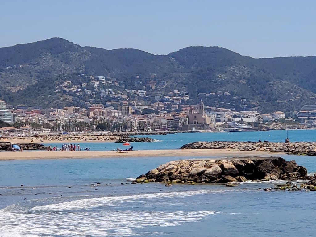 Beach view from afar