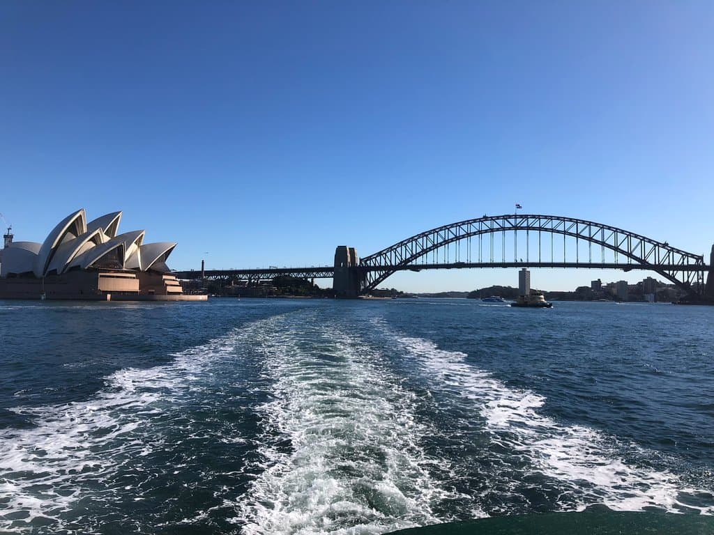 Thursday 6 June 2019 ... the iconic Sydney Opera House and the Sydney Harbour Bridge