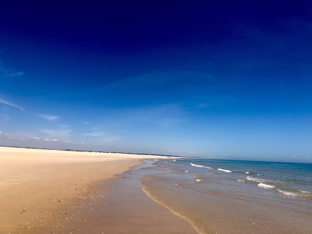 Cabanas beach in May was very quiet considering