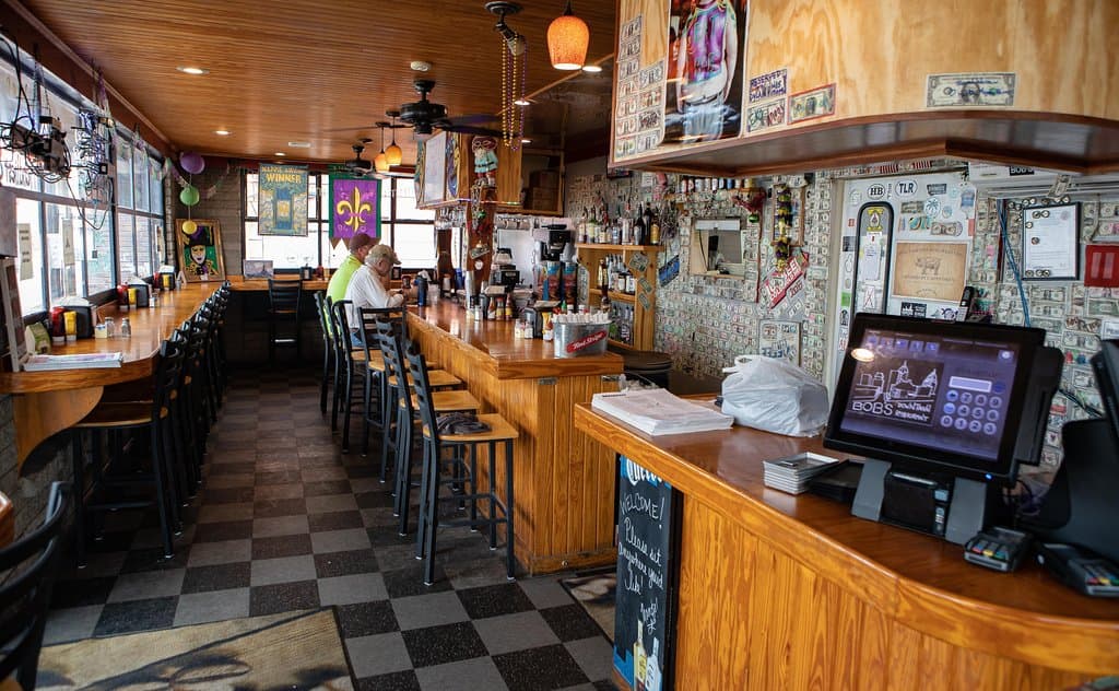 Inside the resturant