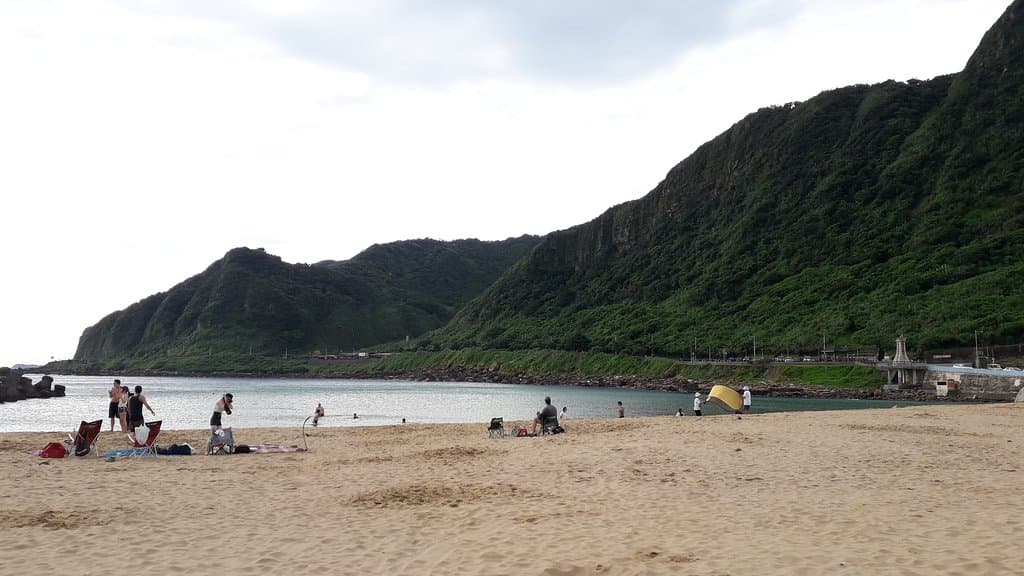 大武崙沙灘一景