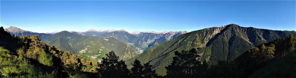 Vista sobre o vale