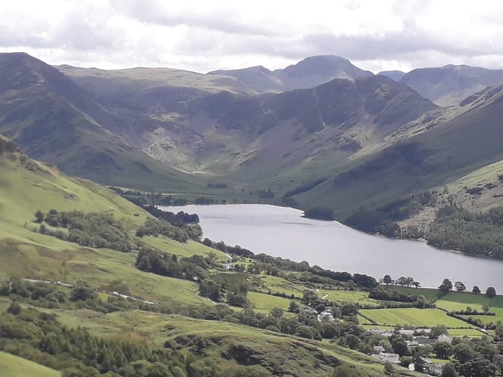 View of Buttermere from Rannerdale Knotts