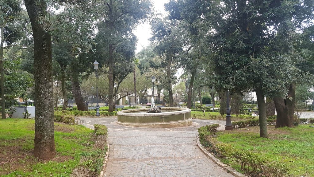 La fontana nel parco