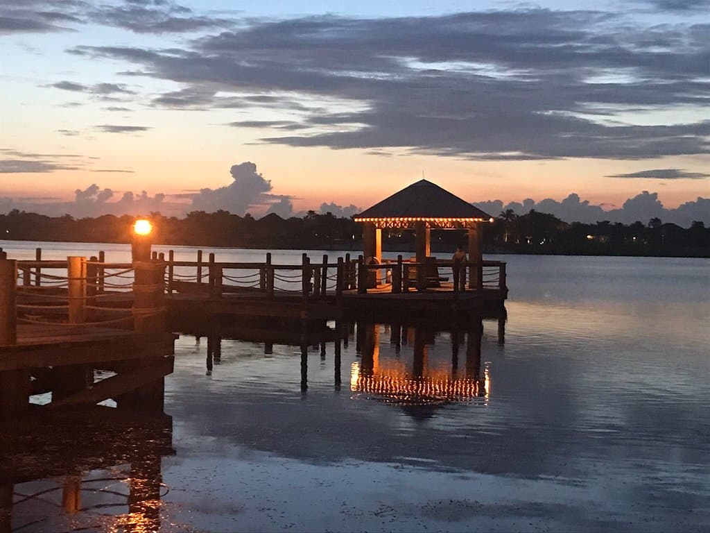 Lake Sumter Landing Boardwalk and Lighthouse