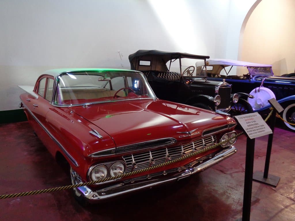 Algunos de los autos exhibidos