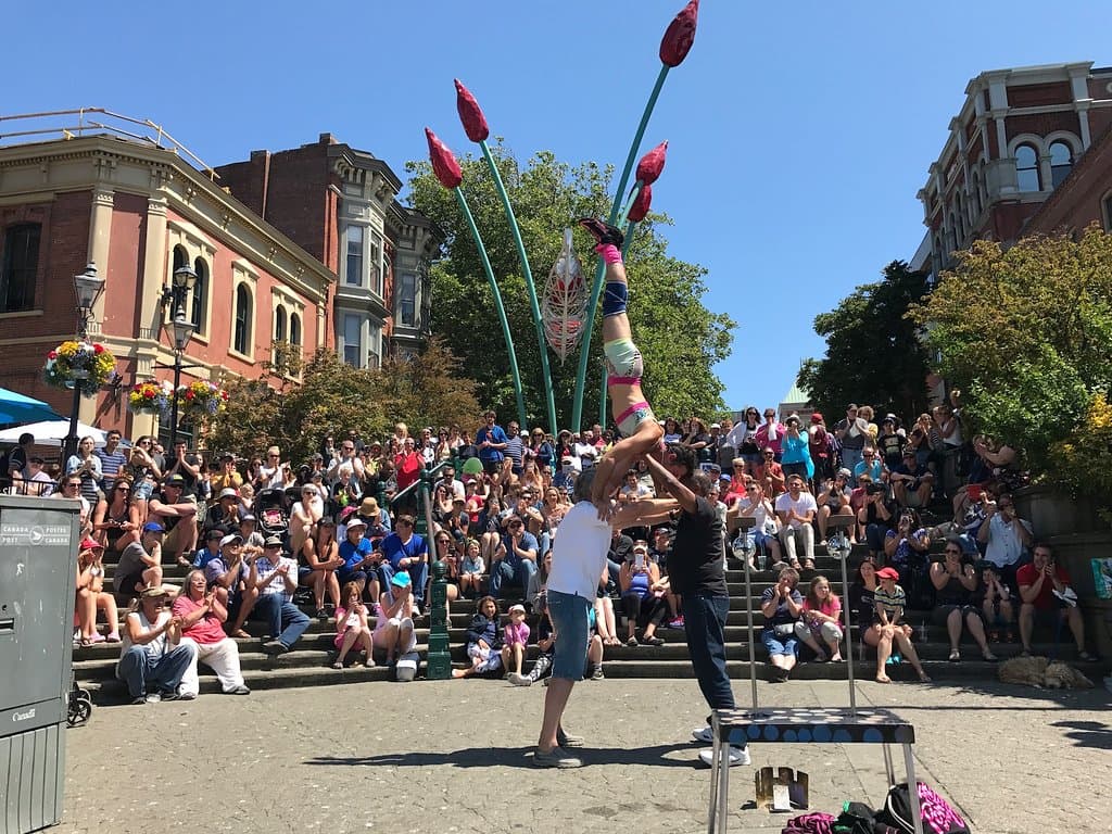Buskers Festival is just a day away. Get ready for the festival of the year with talents from across the world. Our first show is tomorrow at 11am in Centennial Square. We are excited to see you there!