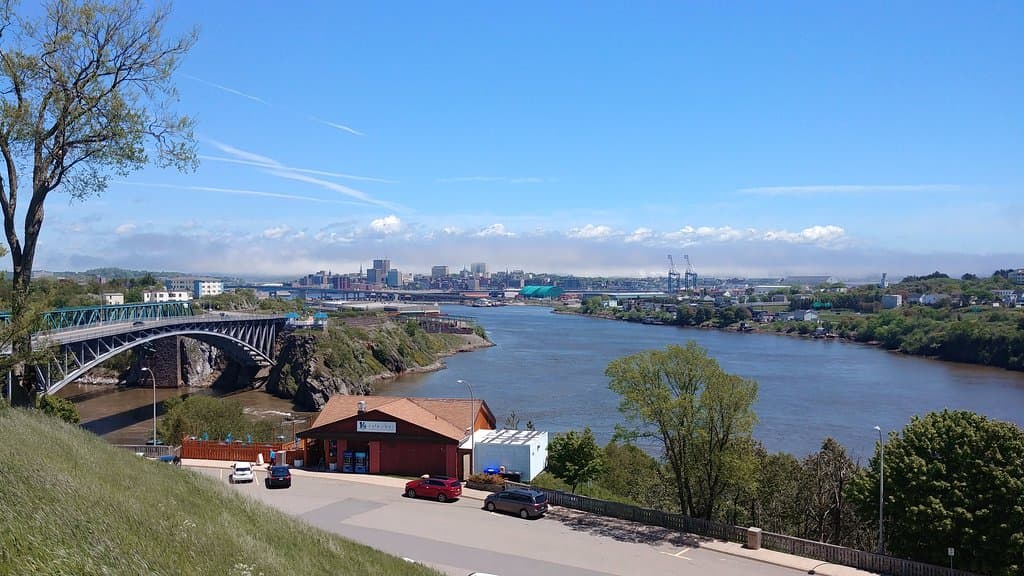 Rogue Trippers loved the views of St John and Reversing Falls from Wolastoq Park.