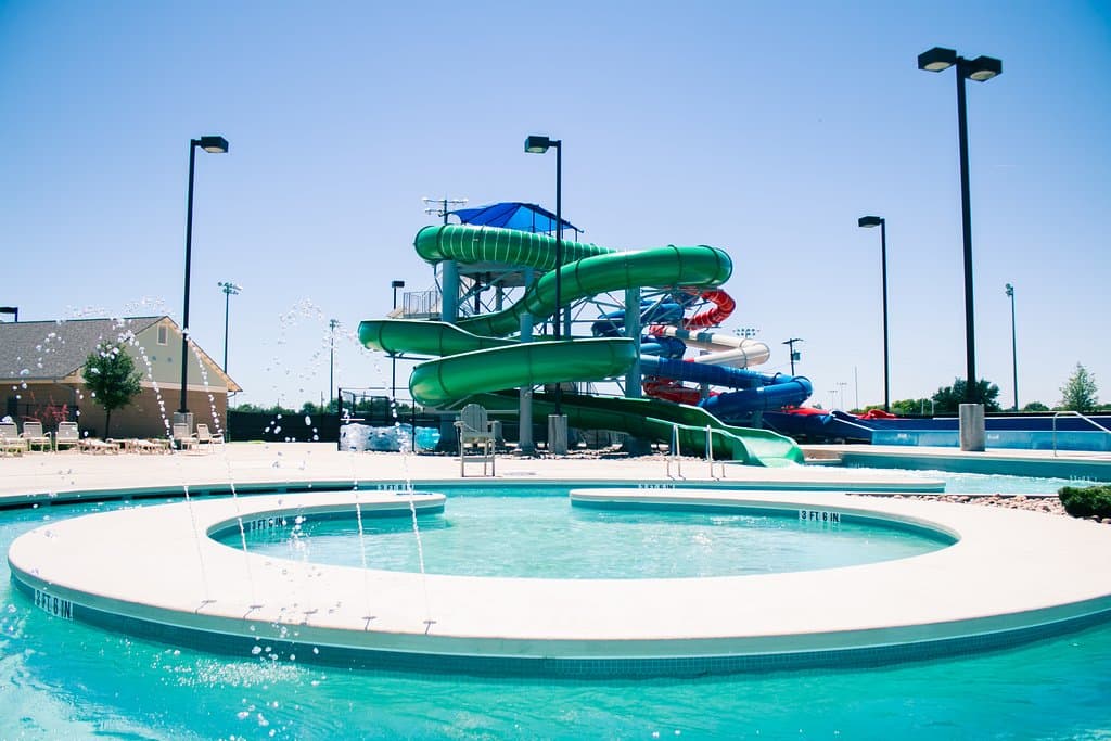 Slides and Lazy River at Adventure Cove in Abilene Texas