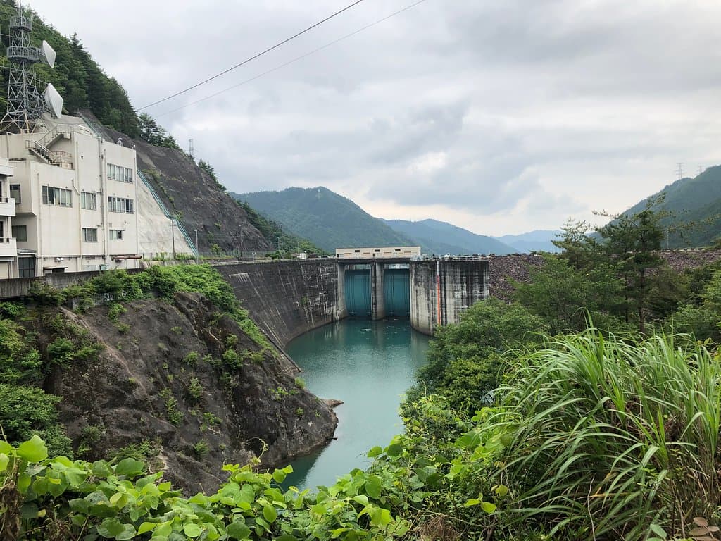 展示館からの景色