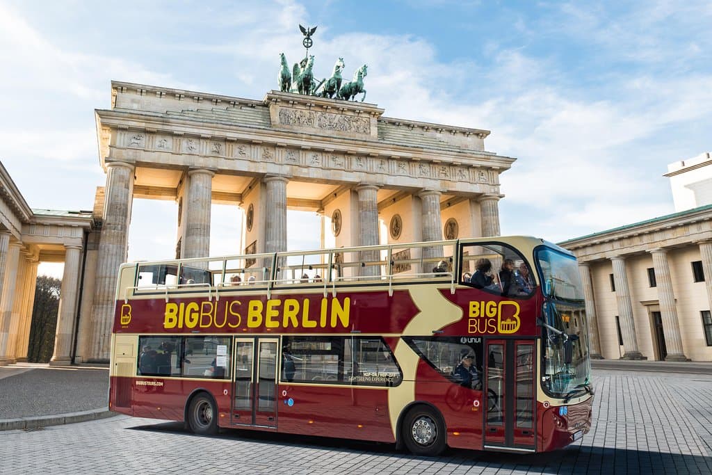 Enjoy a double-decker bus tour