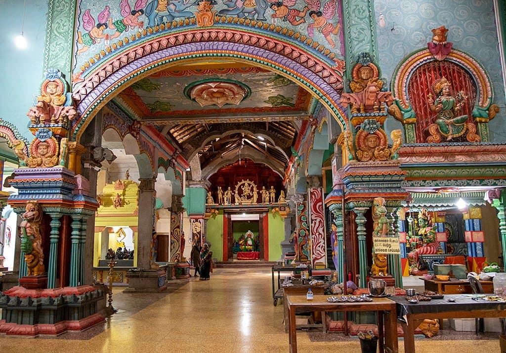 Temple interior