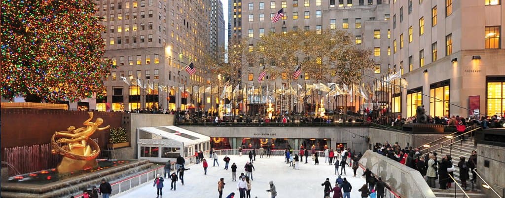 Free Skate at The Rink In Rockefeller Center