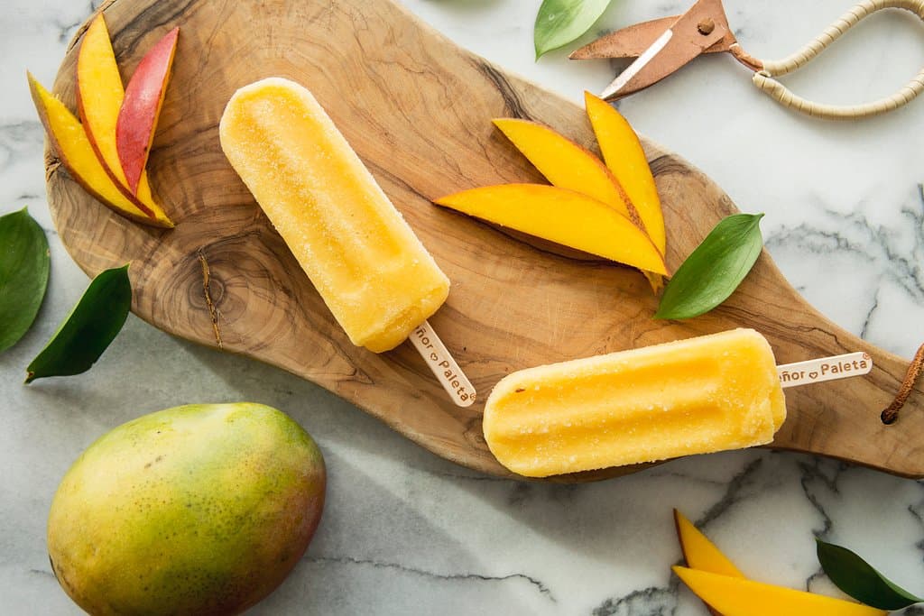Mango-Tango Paleta anyone? Our Paletas are always made with fresh fruits.