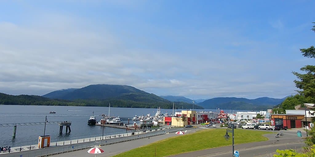 View of Cow Bay from the park