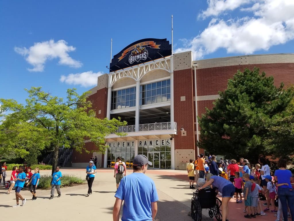 front of Schaumburg Boomer Stadium