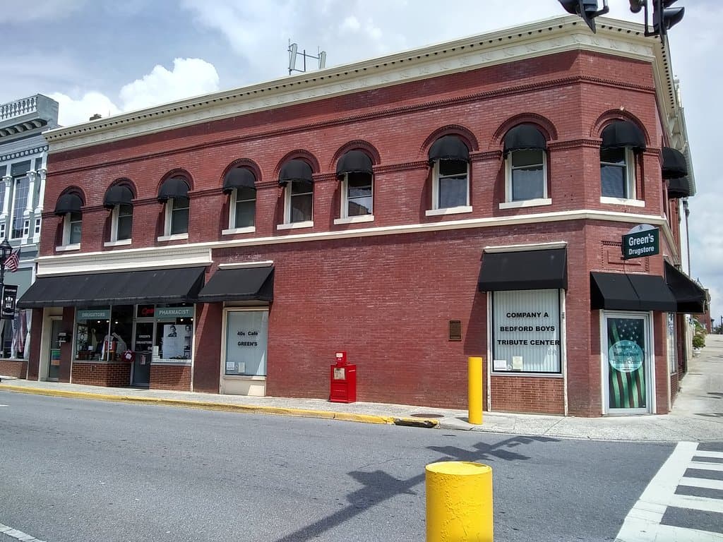 Bedford Boys Tribute Center located in the center of historic downtown Bedford, VA.