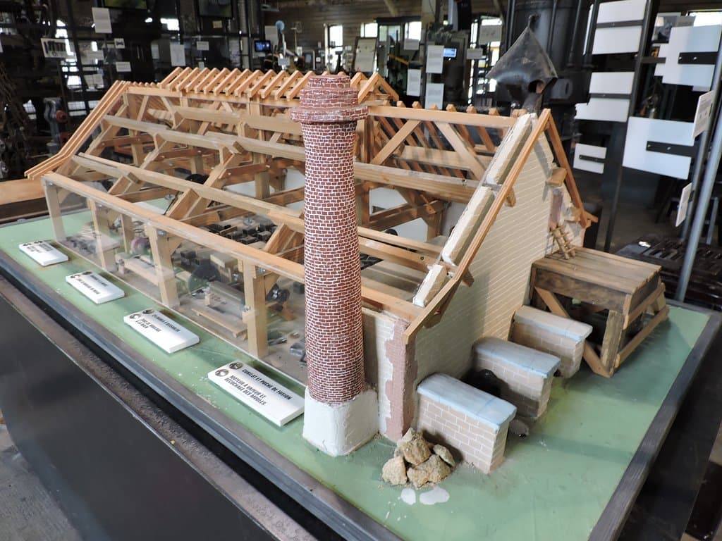 Maquette d'usine