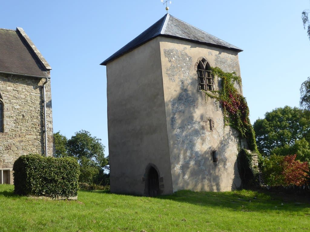 The detached 13th century Bell Tower