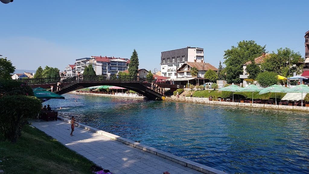 Drim River Promenade Struga