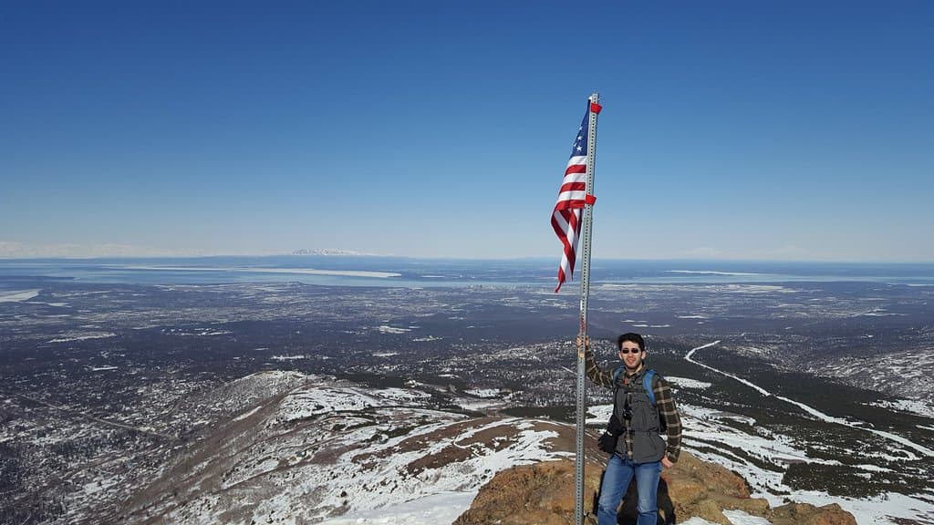 I climbed Flattop! With a bad shoulder! My brother helped me.