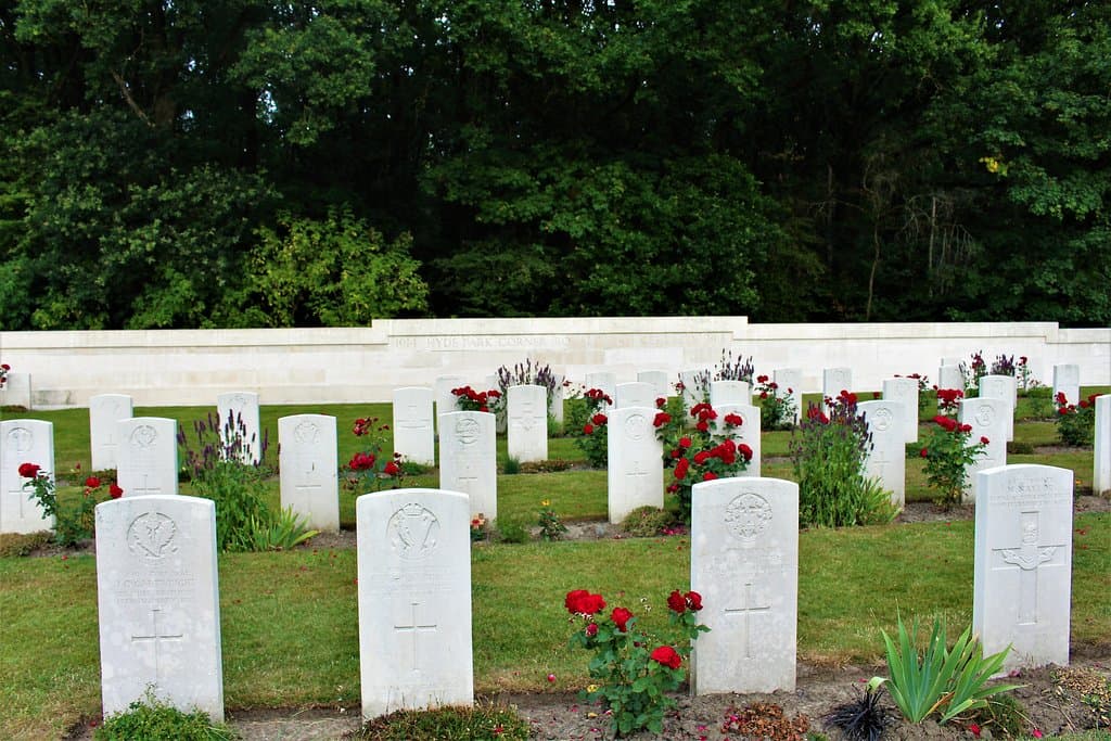 vista del cementerio