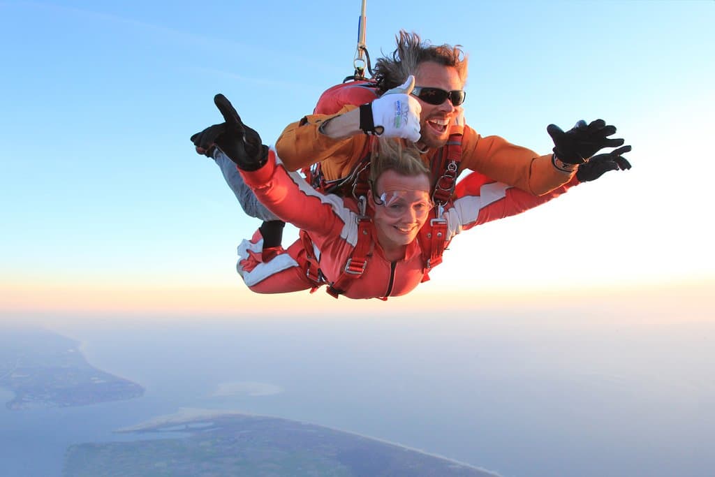 Tandem Skydive over Texel