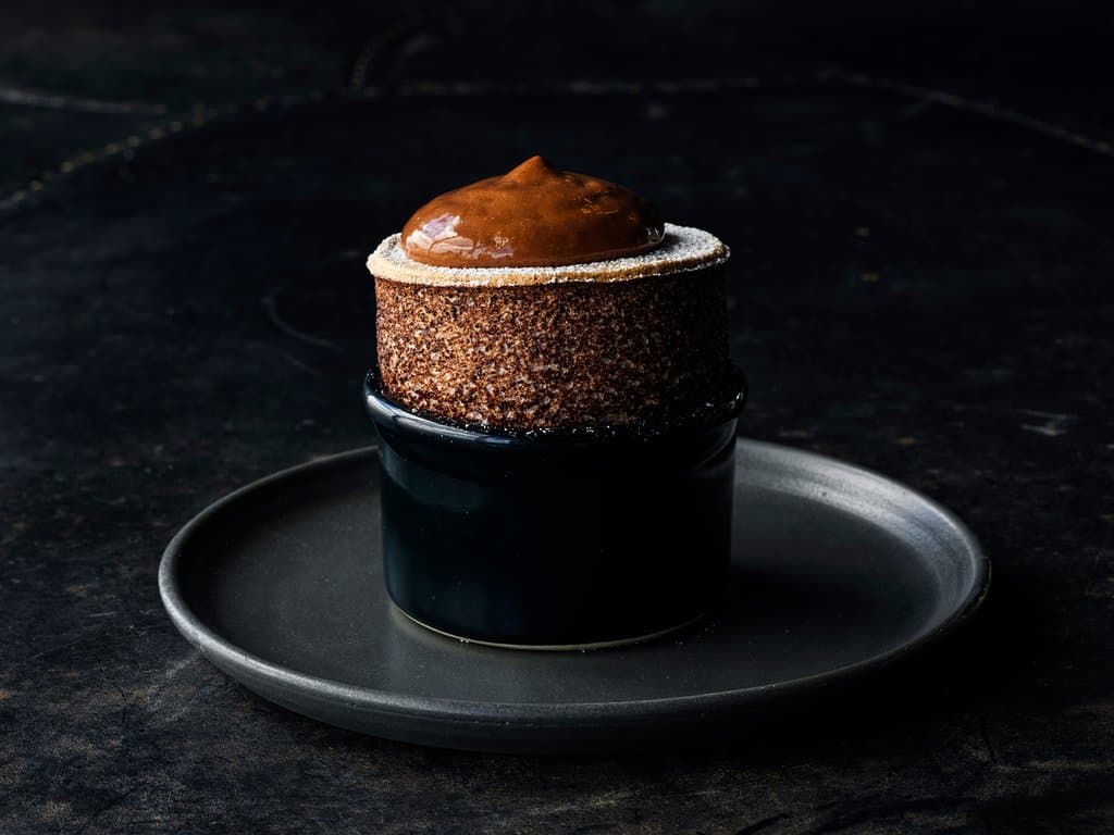 Famous chocolate souffle