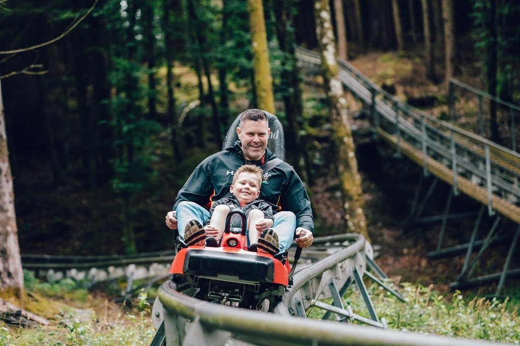 Enjoy the stunning forest backdrop