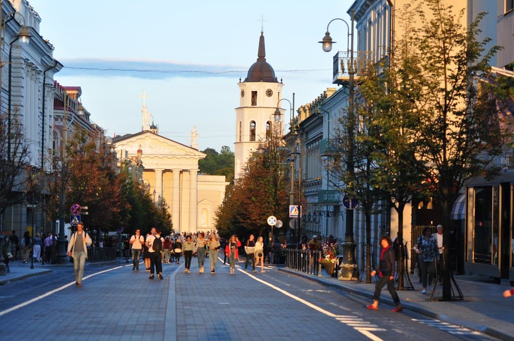 Widok w kierunku katedry.