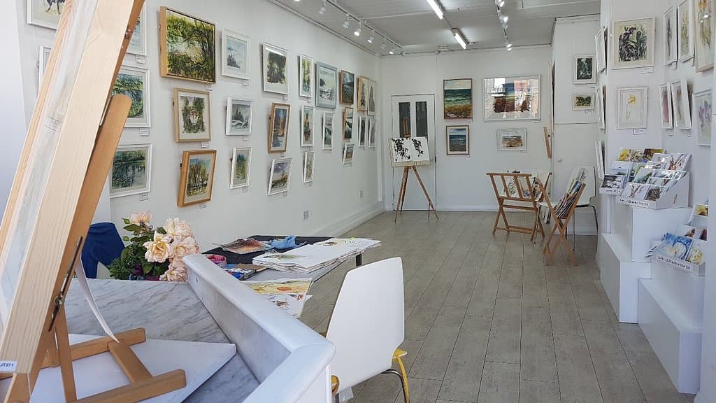 Exhibiting here this week for the first time. Really great spot, lovely little light, bright gallery.