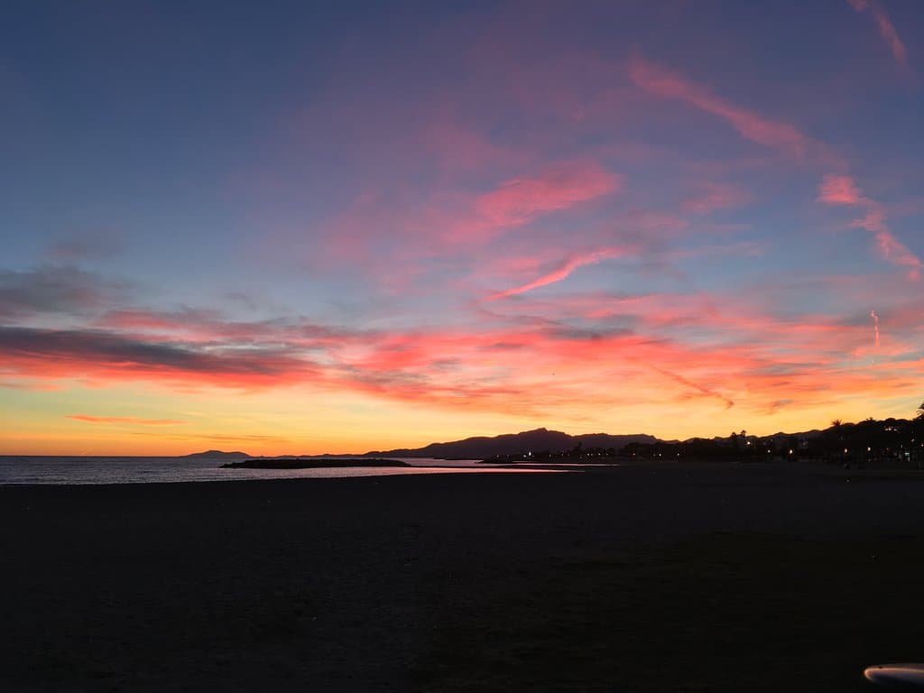 Tramonto d'autunno La Llosa