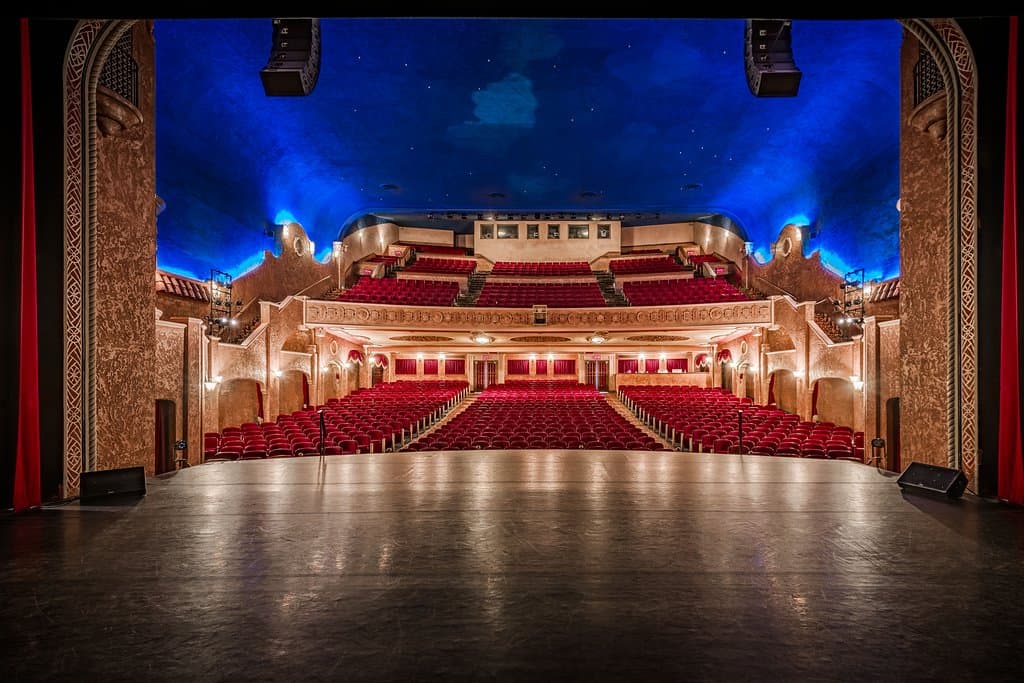View from stage