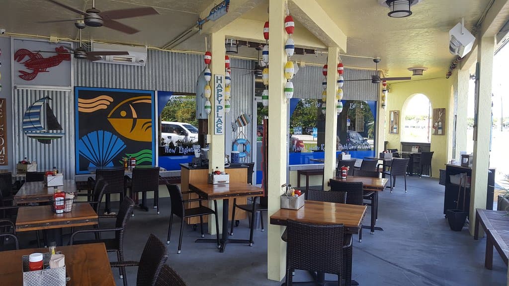 Cape Cod offers a large outdoor patio area for Dining.