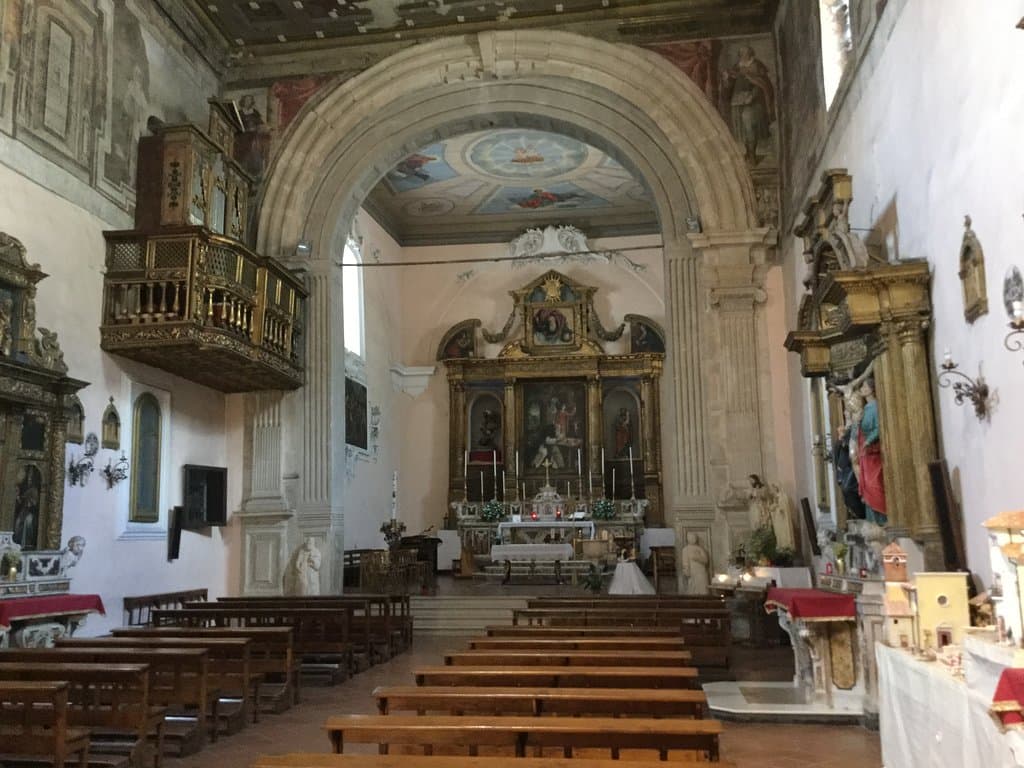 panoramica dell'interno