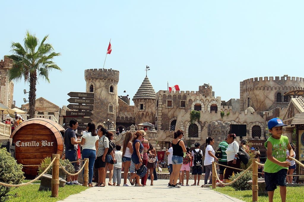 Turistas en el Castillo