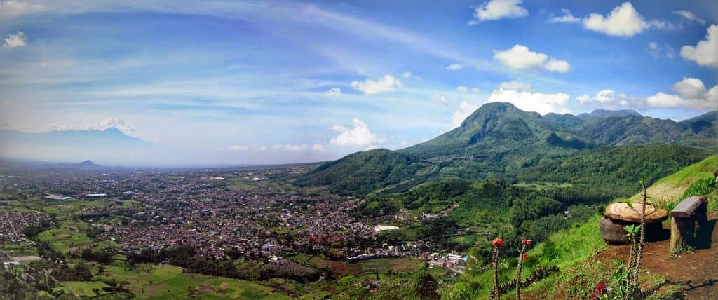 Batu City overlooks from Gunung Banyak