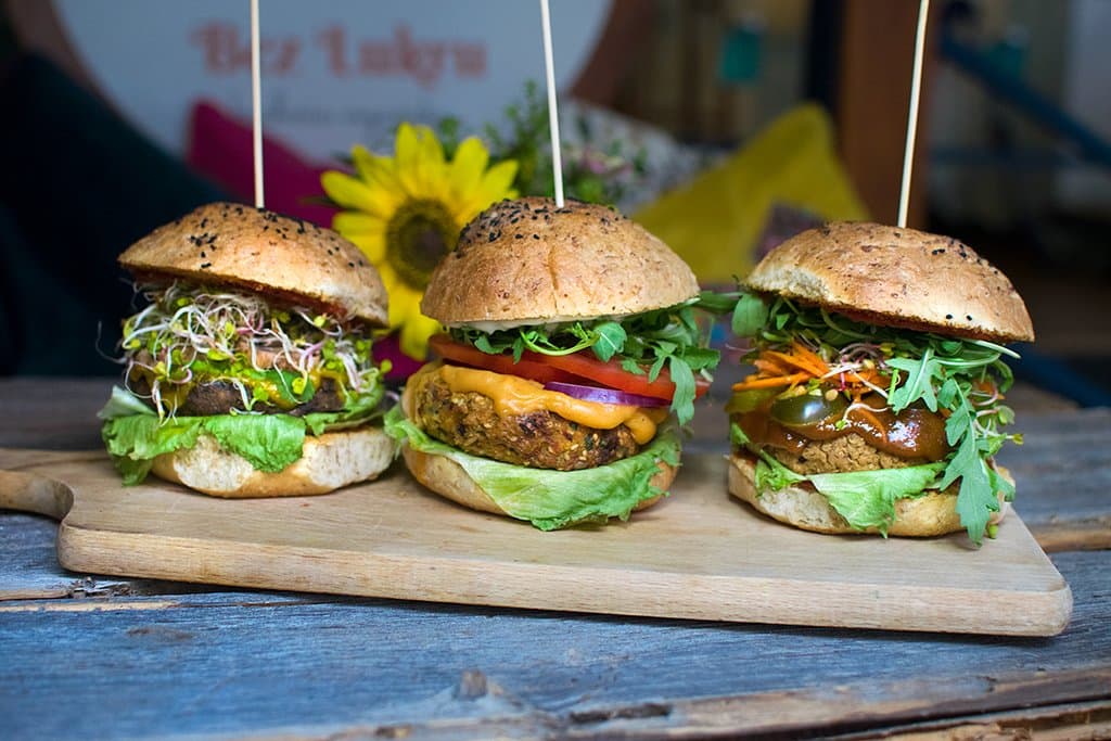 We serve the burgers on house made buns. 