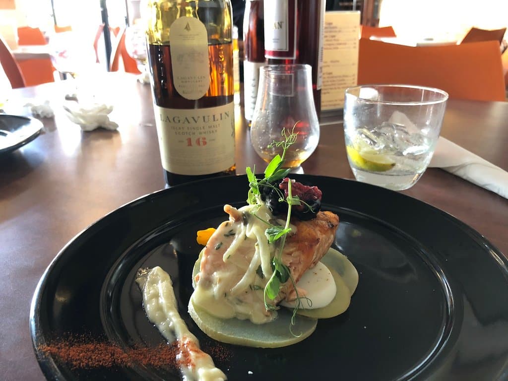 This was my treat today with my good friend Jose Santiago. The Chef catered to our selection of Whiskey and the confections he produced were... something I have never experienced EVER. This experiment definitely must happen again.