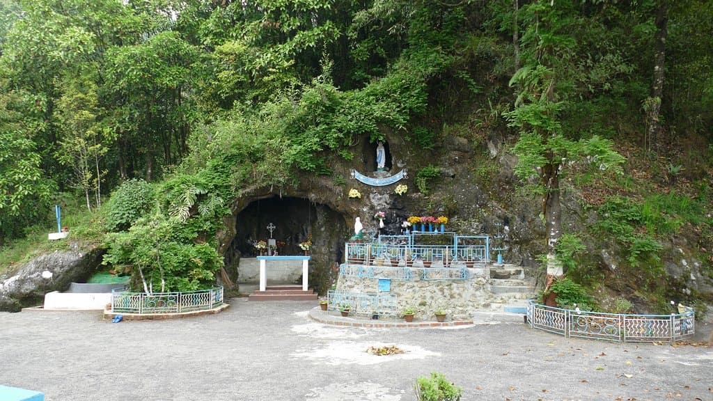The replica of the Grotto of Our Lady of Lourdes at St. Mary's Hill