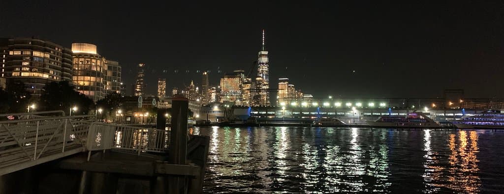 Christopher Street Pier - such a beautiful spot at night and an iconic place in the history of the LGBT movement